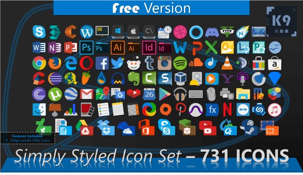 Simply Styled Icons