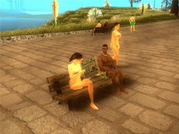 GTA SA Поведение людей как в GTA 4