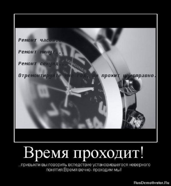 Время проходит...