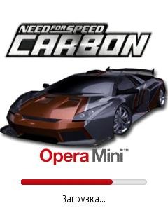 Сплеш на Opera mini Nfs Carbon