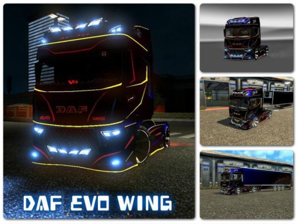daf evo wing trailer