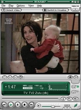 Winamp TV - плагин для проигрывателя Win