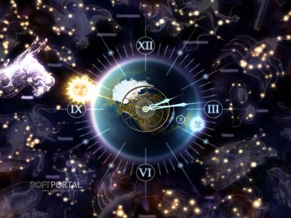 Zodiac Clock 3D Screensaver