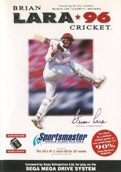 Brian Lara 96 Cricket (Sega MD. GEN)