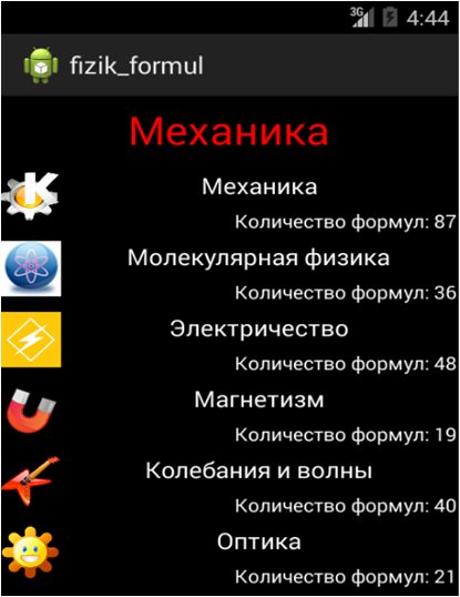 Формулы по Физике