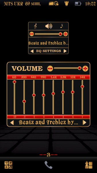 Equalizer Widget Gold By Aks79