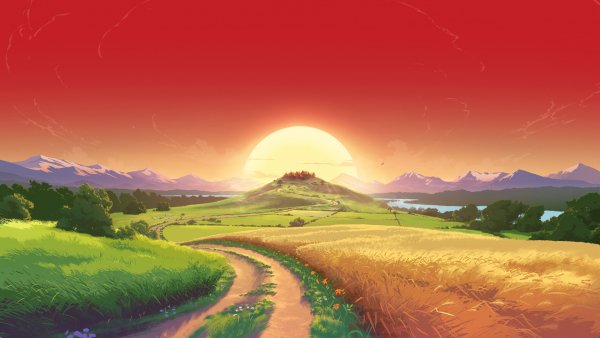 Sunrise Landscape Nature 4K