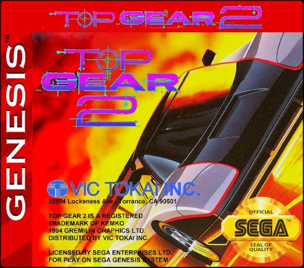 Top Gear 2 (Rus) Sega MD. GEN