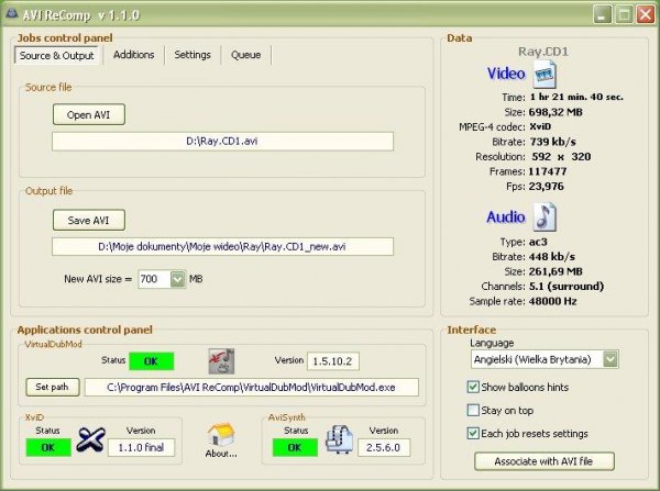AVI ReComp 1.5.3 Setup