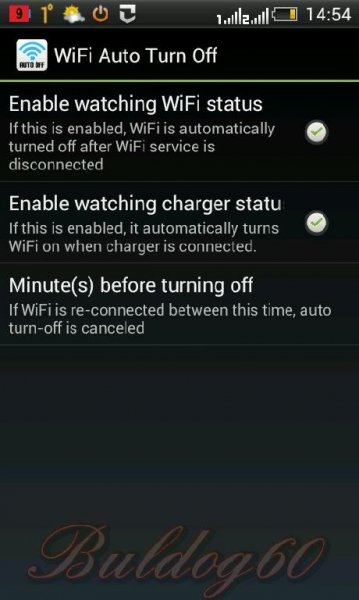 WiFi Auto Turn Off
