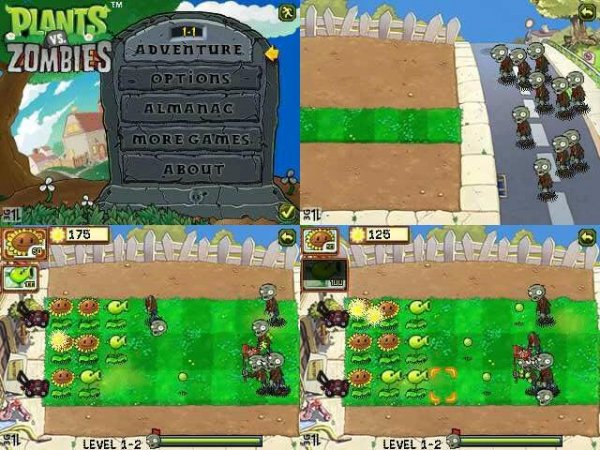 Plants vs Zombies 240x320 K800i