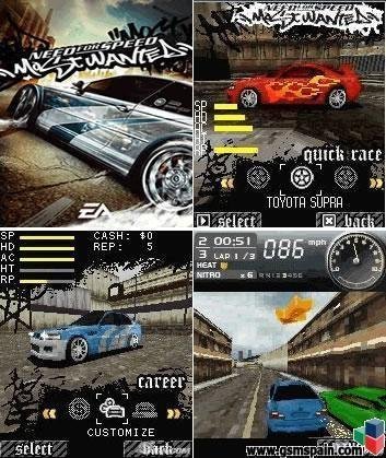 3D NFS Most Wanted s40 128x160