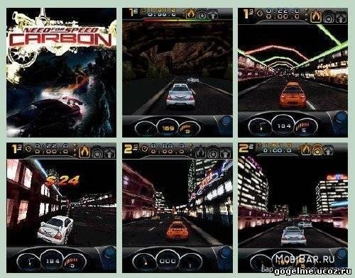 3D Need For Speed Carbon RUS s40 240x320(hack)