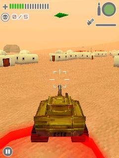 Tank Battle 3D Desert Titans RU s60v3 320x240