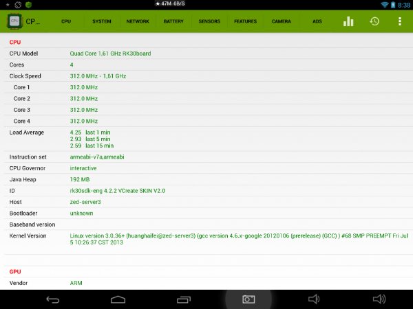 CPU X 1.38