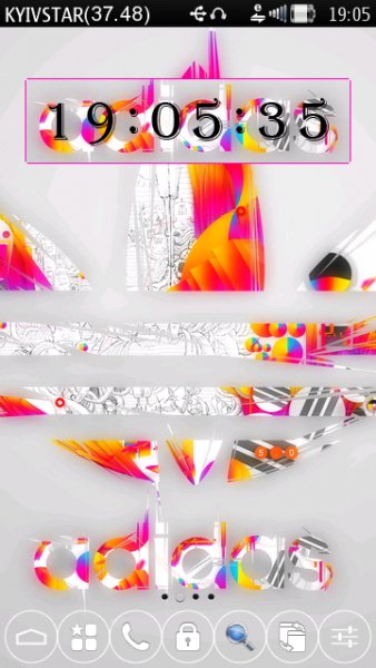 Light Clock Adidas by DarkGreed