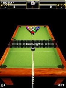 3D Russian Billiards RUS Nokia 176x208