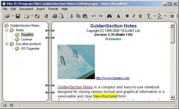 GoldenSection Reader