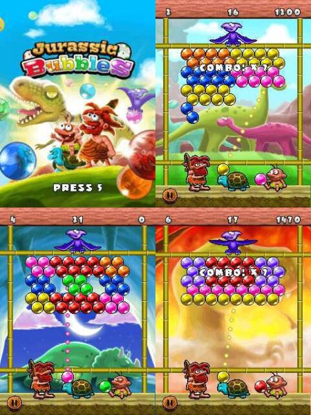 Jurassic Bubbles 240x320 6280