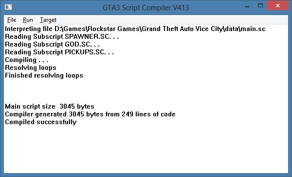 GTA3 Script Compiler