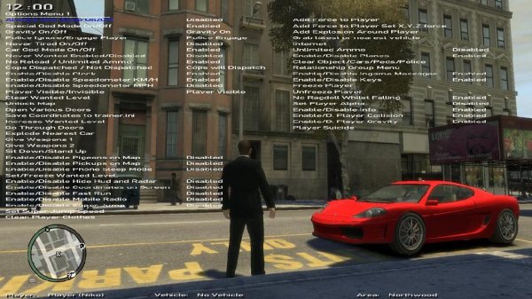 Simple Native Trainer для GTA IV