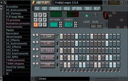 Fruity Loops Pro 2.54