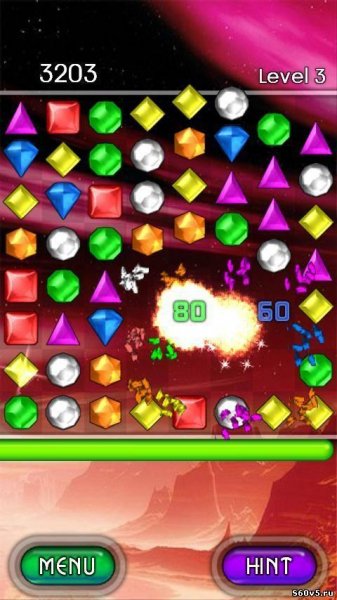 Bejeweled 2 HD v.1.00(27) sis