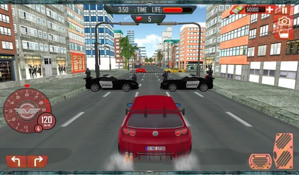 Grand Car Chase Auto Theft 3D v1.0.2 [Мод