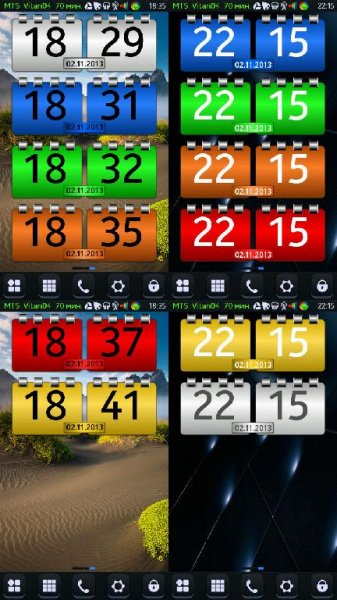 DigitalClock Colors Note By Aks79 Vitan04