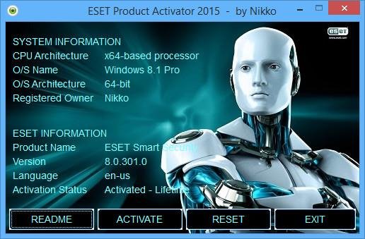 ESET NOD32 Antivirus 8 Lifetime Crack