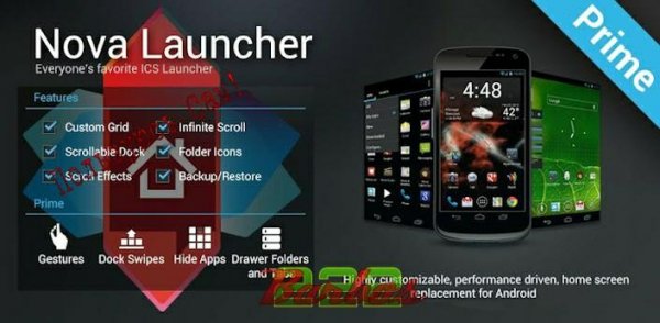 Nova Launcher Prime materinova.25R