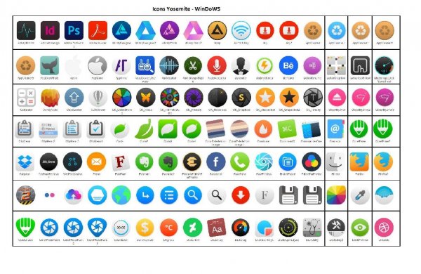 Icons Yosemite