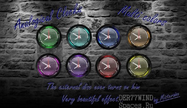 Rainmeter-3.1Final multi clocks