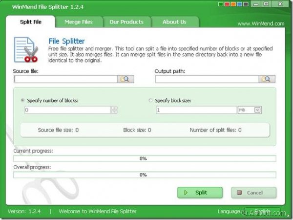 WinMend-File-Splitter