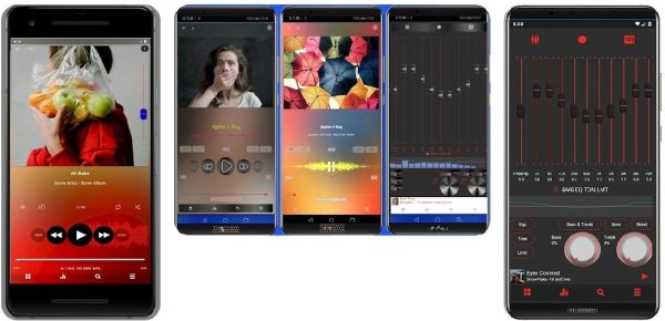 Yaps Чёрная тема для Poweramp 3 (154)