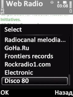 Web radio