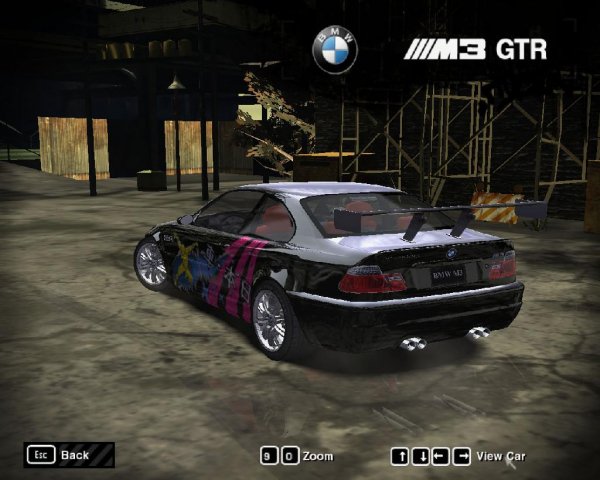 BMW M3 GTR с тюнингом