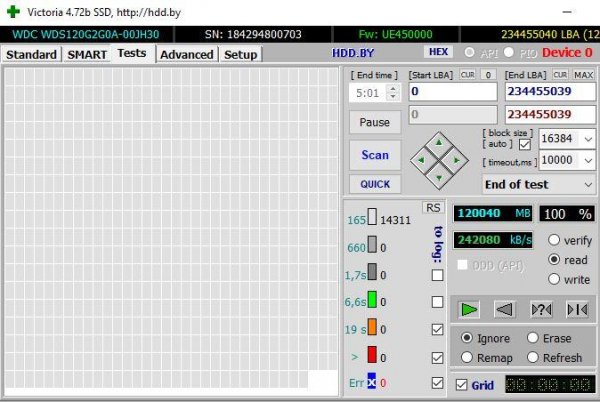 Victoria HDD 4.72b SSD