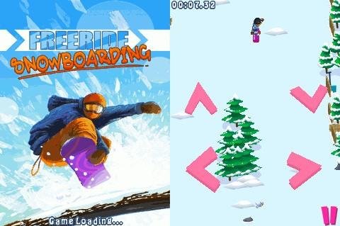 Freeride Snowboarding 320x240
