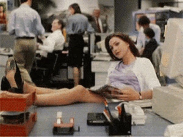 At work