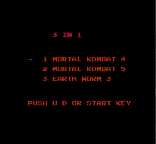 3-in-1 (Mortal Kombat 4&amp;5, EarthWorm Jim 3)