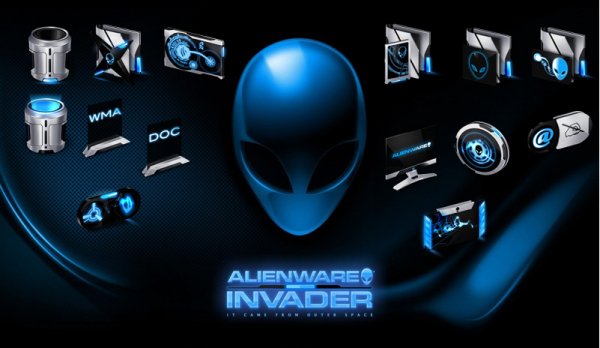 AlienWare Invader Blue