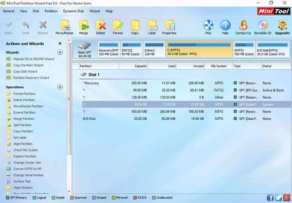 Aomei Partition Assistant