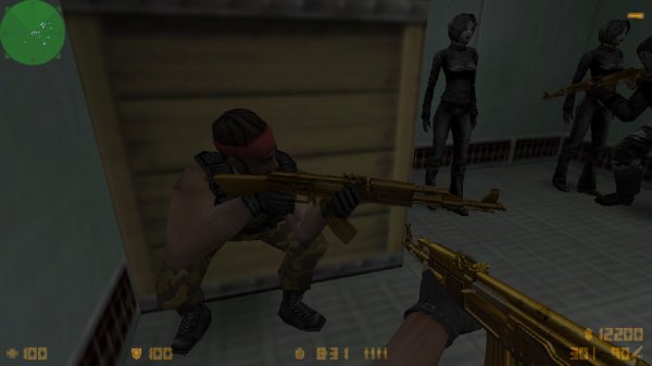 ak 47 gold by Adyck