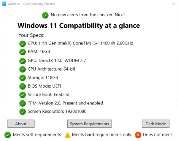 Windows 11 Compatibility Checker 2.5 Portable