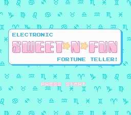 Electronic Sweet-N-Fun Fortune Teller (PD)