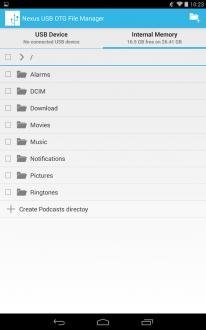 Nexus USB OTG File Manager v1.22 Rus