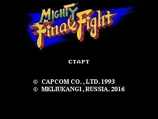 Mighty Final Fight Beta