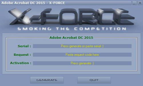 Adobe Acrobat DC 2015 X-Force