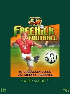 3D free kick football